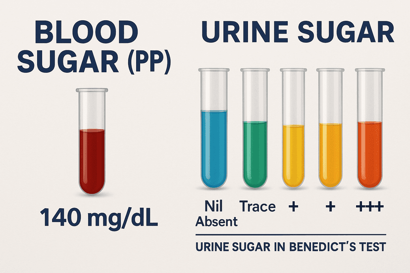 Blood Sugar (PP) with Urine Sugar